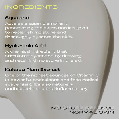 Moisture Defence- Normal Skin Moisturiser